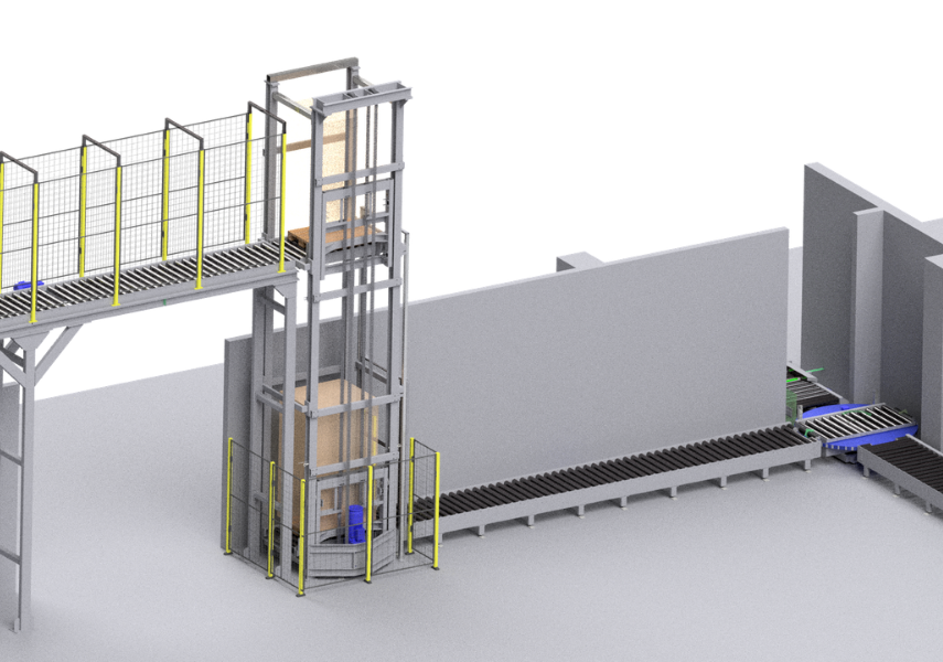 Lift system conveyor