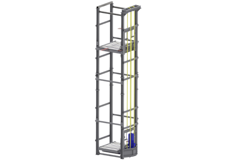 Single lift Co-Ro conveyor
