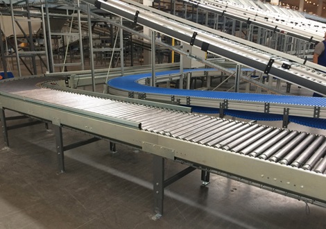 Packages Q70 conveyors omni rolls 