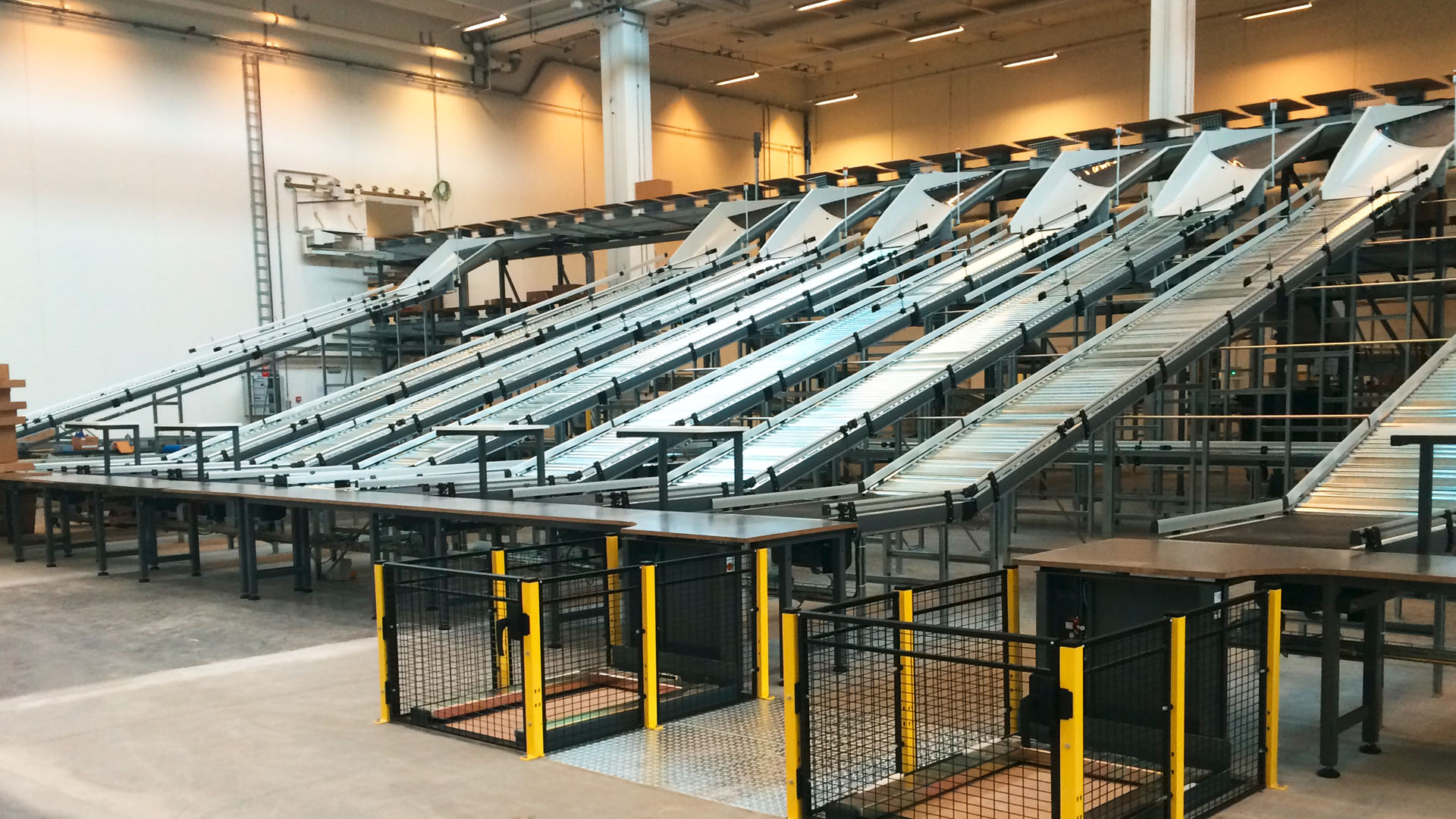 Rullebanesystem til e-commerce center