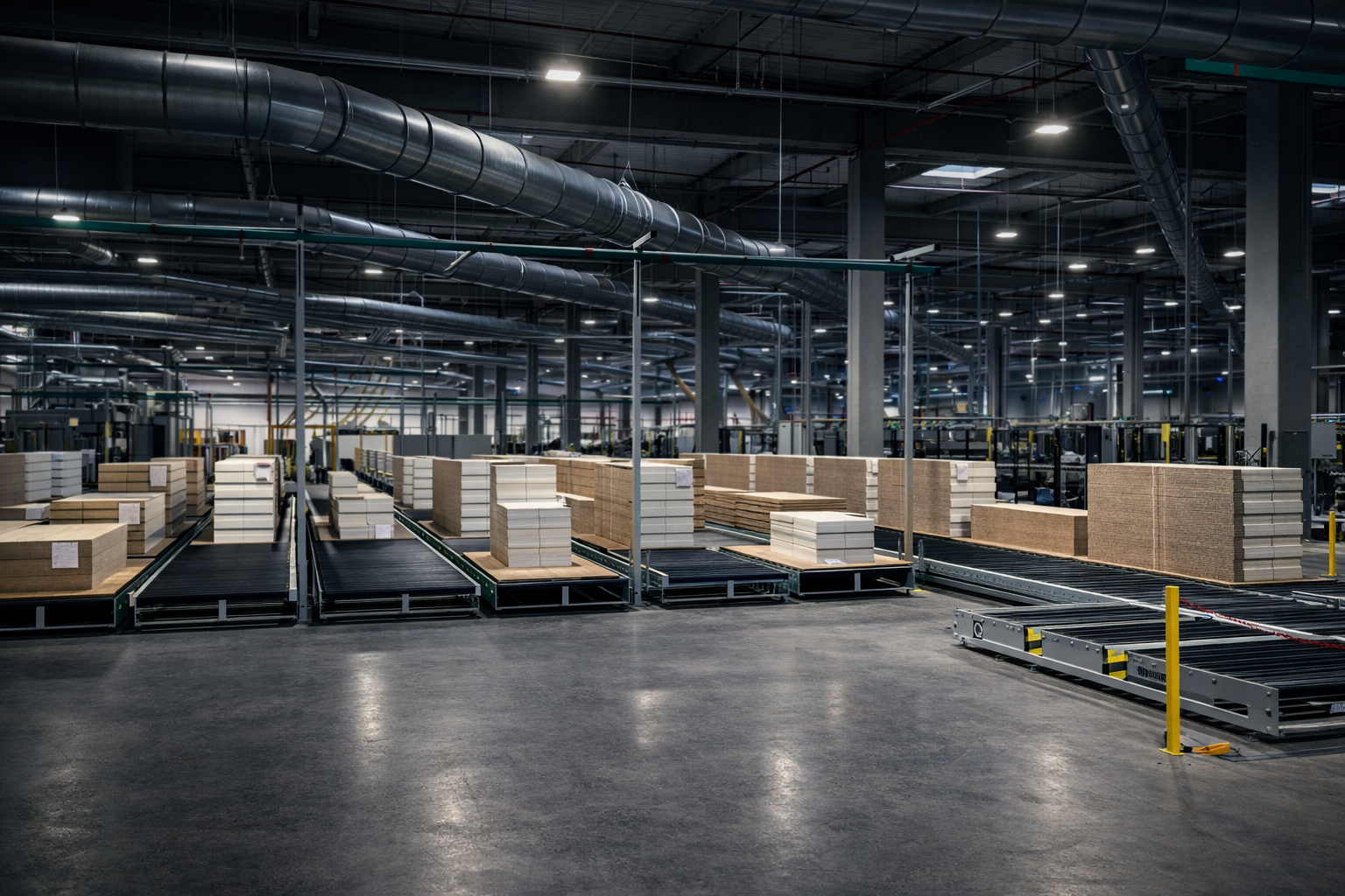 Production storage wood industry