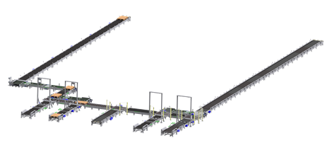 Pallet handling inbound outbound