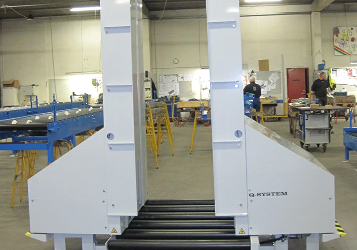 In-line Pallet magazine different pallets