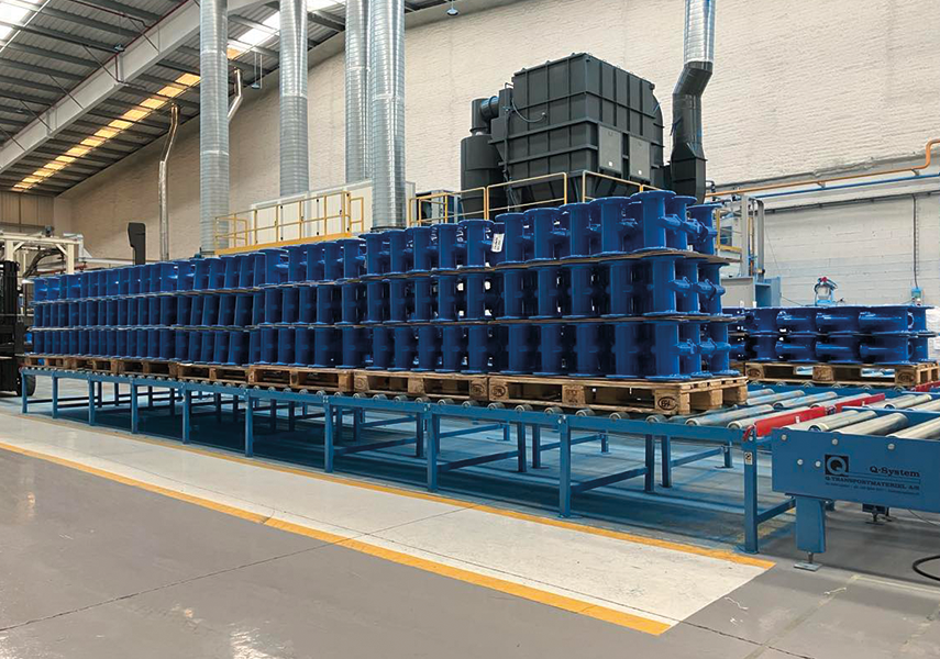 Q89 conveyor system for AVK